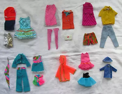 Vintage Barbie/Francie/Skipper/Tutti/PJ/Ken Doll Clothes-Lot Of 22-Mattel/Misc • $20.50