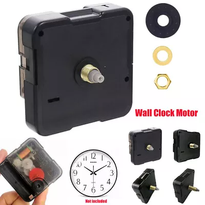 DIY-Silent Quartz Movement Wall Clock Motor Mechanism Long Spindle Repair Kit AU • $3.58