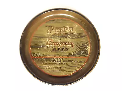 Vintage/Antique Derby Cream Ale Congress Beer Metal Tray Haberle Syracuse NY • $40