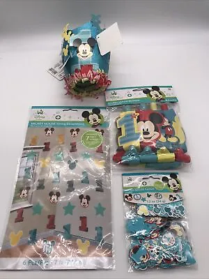 Mickey Mouse First Birthday Party Suppy Lot • $15