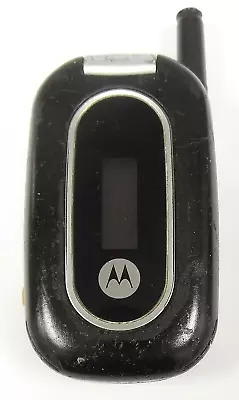 Motorola W315 - Black And Silver ( Verizon ) Flip Cell Phone - Very Rare Color • $33.99