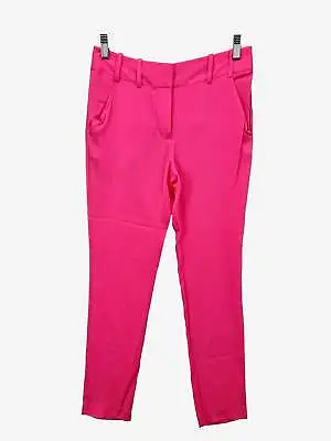 Sass & Bide Fluo Pink Pop Silk Blend Pants Size 6 • $62.99