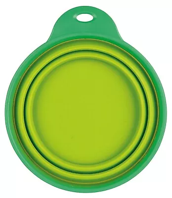 Trixie Travel Bowl Silicone Keeps Shape Well Collapsible Ideal Walks Dog Shows • £3.99