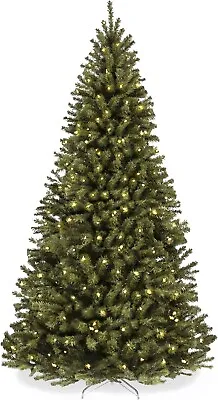 6.5 Ft Pre-Lit Premium Green Blue Fir Artificial Christmas Tree Clear LED Lights • $83.36