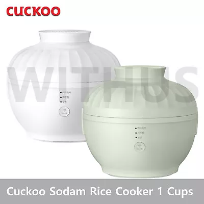 CUCKOO Sodam Rice Cooker 1 Cups CR-0155MW CR-0155MG For Single Home AC 220V Only • $77.79