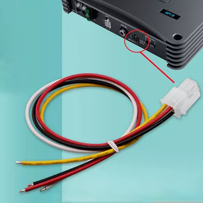 Speaker High Hi-Level Input Plug 4Pin Wire Harness For Alpine Eclipse Hertz Amp • $6.04