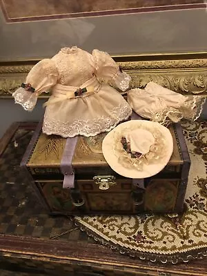 Antique Style Vintage Dress Set For Small All Bisque Doll • $20.50