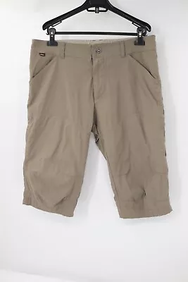 Kuhl Shorts Men's 36 Capri Green Hiking Flat Front Nylon Blend Pockets Outdoor • $24.99