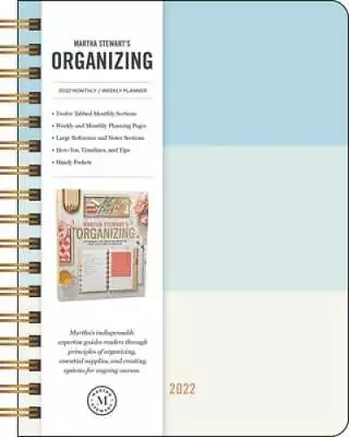 Martha Stewarts Organizing 2022 MonthlyWeekly Planner Calendar - ACCEPTABLE • $15.63