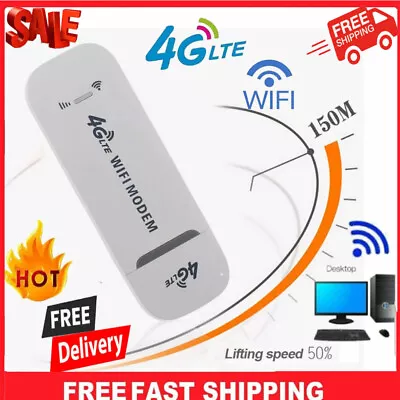 Unlocked 4G LTE Modem Wireless Router USB Dongle Mobile Broadband WIFI SIM Card • $14.99