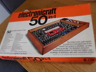 Vintage Electronicraft 50 In 1 Electronic Project Kit Gakken With Manual   #3 • £49.50