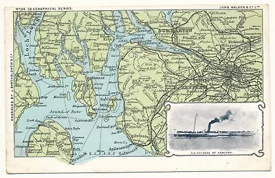 S. S. Duchess Of Hamilton No.134 Geographical Series Postcard J WALKER & Co Ltd. • £10