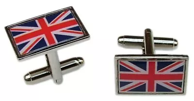 Union Jack Badge Cufflinks Flag Gift Cuff Links • £4.99