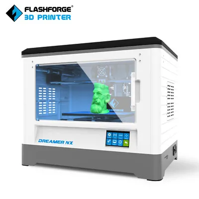 $399 • Buy Flashforge 3D Printer Dreamer NX Fully Assembled With Clear Door And Rear Fans
