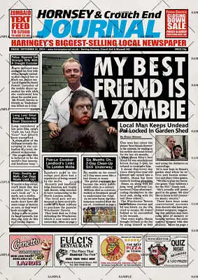 £17.99 • Buy Shaun Of The Dead Newspaper Poster Print