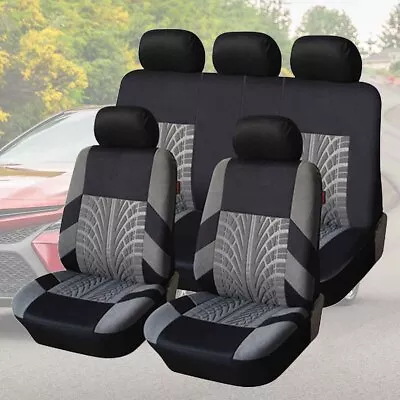 For VW Golf Jetta Passat Seat Covers 5-Seat Full Set Cloth Protector Cushion • $36.99