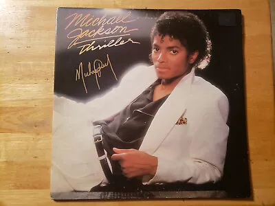 MEGARARE SIGNED 1980s VG+ Michael Jackson – Thriller 38112 LP33 • $337.49