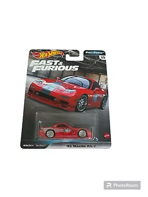 Hot Wheels Premium Fast & Furious Full Force '95 Mazda RX-7 [1/5] • $40