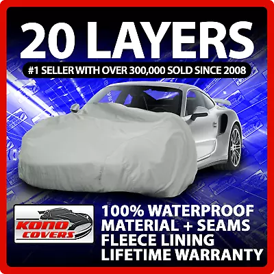 $57.95 • Buy 20 Layer Car Cover Fleece Lining Waterproof Soft Breathable Indoor Outdoor 17383