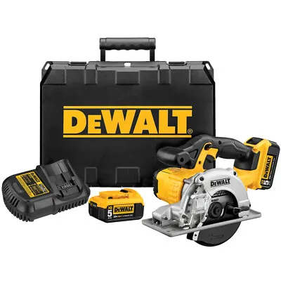 DEWALT 20V MAX Li-Ion 5-1/2 In. Metal Cutting Circular Saw Kit DCS373P2 New • $370.14