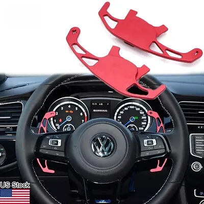 For 2015-22 VW Golf GTI MK7 Red Aluminum Steering Wheel Paddle Shifter Extension • $23.99