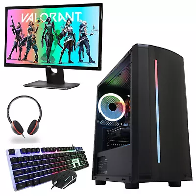 Gaming PC Bundle - I5 I7 16GB RAM 2TB HDD / 480GB SSD Nvidia GTX 1660 Windows 10 • £374.99