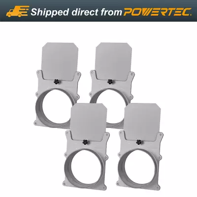 POWERTEC 6  Aluminum Blast Gate For Dust Collector/Vacuum Fittings 4 PK • $90.99