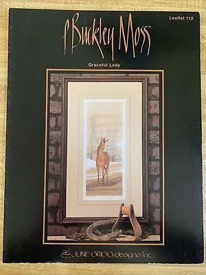 Vintage - 1991 - P Buckley Moss - Graceful Lady - Horse Cross Stitch Leaflet 112 • $5
