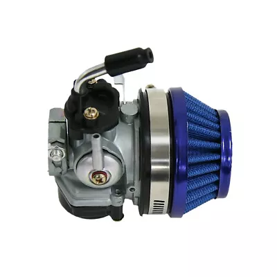 Blue Air Filter Carburetor For 49cc 50cc 60cc 66cc 80cc Motorized Bike Bicycle • $18.99