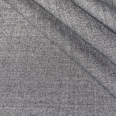 Vintage Drapery Grey Poly Wool Crepe Fabric Lot 52” Wide Yards = 4.44 • $54.40