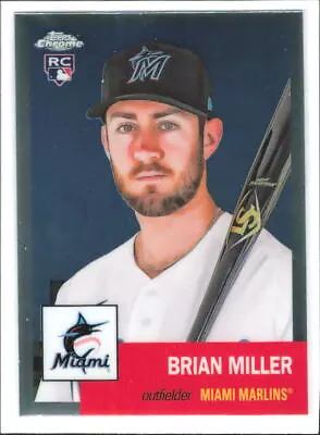 2022 Topps Chrome Platinum Anniversary Brian Miller RC ROOKIE #286 Marlins • $1.35