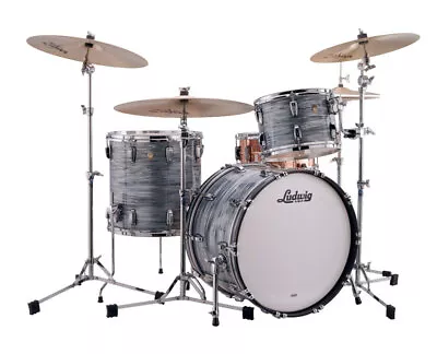 Ludwig Classic Maple Fab 3-pc Shell Pack W/22  Kick - Vintage Blue Oyster • $2749