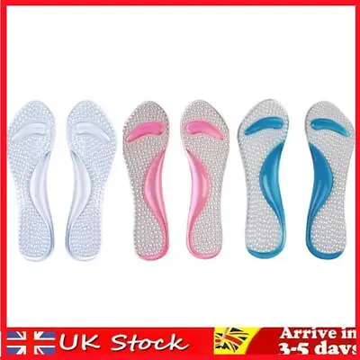 Gel Pads Arch Metatarsal Support Massage Insoles For High-Heels Sandal Shoe • £5.69
