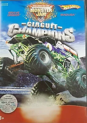 HOT WHEELS MONSTER JAM - Circuit Champions - Grave Digger Madusa Trucks DVD • $9.95