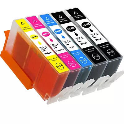 5-Pack 364XL Compatible For HP 364 Ink Cartridges Photosmart 5510 5520 6510 7510 • £11.79