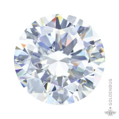 White Sapphire Round Cut Genuine Grown Corundum Diamond Alternative Loose Gem EU • $8