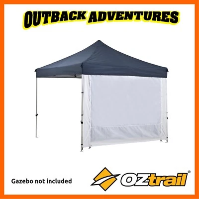 $135 • Buy 2 X OZTRAIL DELUXE GAZEBO 2 ZIP WALL WITH DOOR NEW MODEL