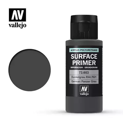 Vallejo Surface Primer 73.603 German Panzer Grey 60ml • $7.19