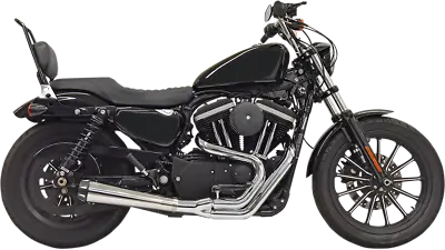 Bassani Chrome 2-1 Road Rage Megaphone Exhaust For 04-19 Harley Sportster XLH • $929.95