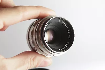 Rare 12 Blades Carl Zeiss Jena Tessar F/28 50mm 1Q Lens M42 Mount 28/50mm • $80