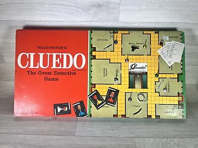 Vintage 1949 Cluedo Board Game Complete By Waddingtons • £22.39