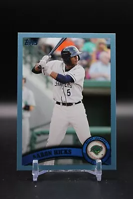 Aaron Hicks Beloit Snappers 2011 Topps Pro Debut Blue 034/309 #4 • $3.24