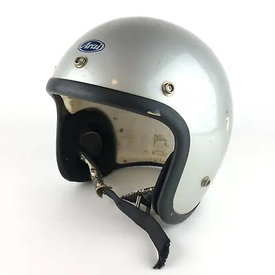 Arai Open Face Helmet Motorcycle Racing 6-5/8  - 7  Vintage Japan Bell Buco RD-6 • $36