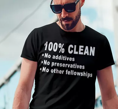 Narcotics Anonymous  100% Clean NA T-shirt - Free Shipping • $21.99