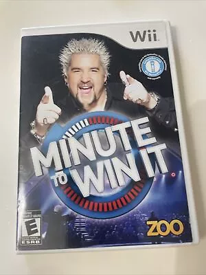 Minute To Win It (Nintendo Wii 2010) - Tested • $13.30