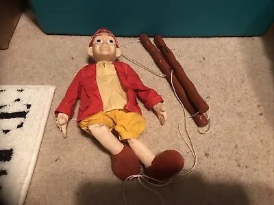 The Adventures Of Pinocchio Marionette Puppet Growing Nose Equity Toys 1996 Rare • $22.98