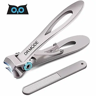 Nail Clippers - USHION 15mm Wide Jaw Opening Stainless Steel Fingernail And Toe • £11.85