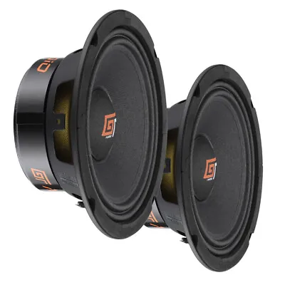 GT Audio GT-MR6/4 4Ohm 2x80w RMS 6.5  16.5cm High Output Car Mid Range Speakers • £34.90