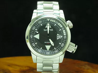 £2802.34 • Buy Eberhard & Co.Scafodat 500 Stainless Steel Automatic Men's Watch /41025/ Diver