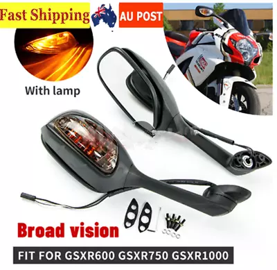 Rear View Side Mirror Fit For SUZUKI GSXR600 GSXR750 GSXR1000 K5 K6 K7 K8 K9 AU • $67.95